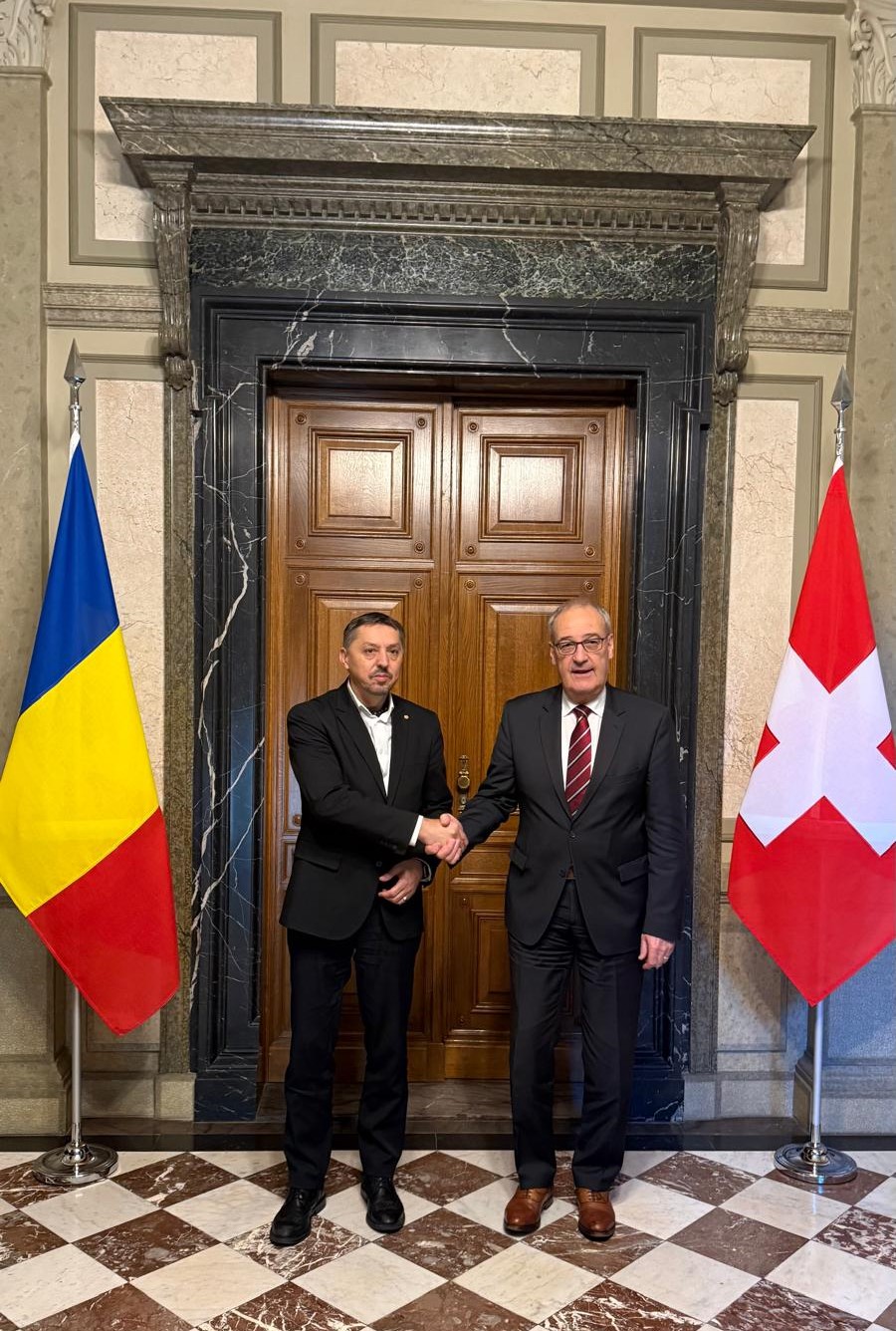 Ministrul Daniel David și Excelența Sa Guy Parmelin